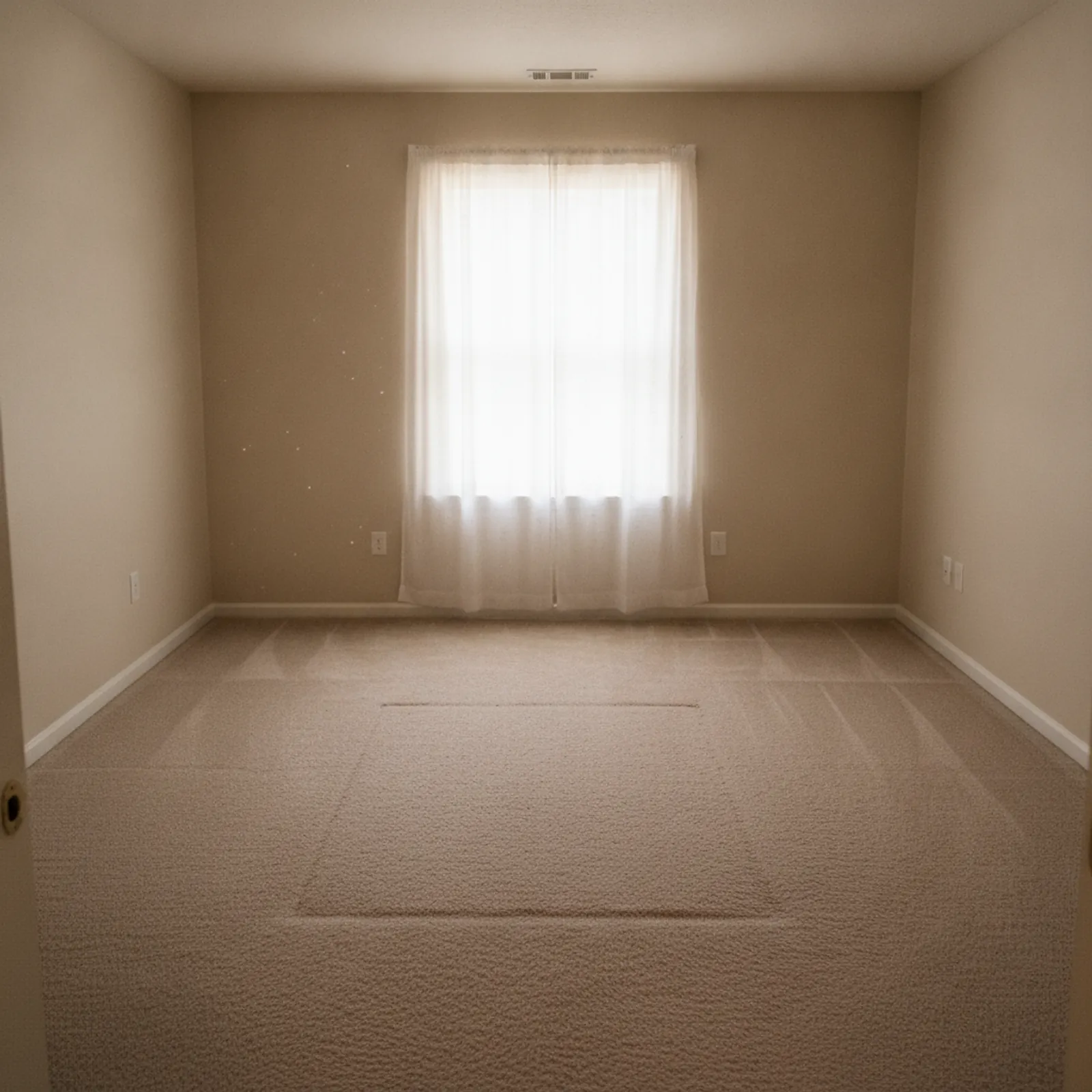 Clean, empty bedroom after mattress removal in El Paso